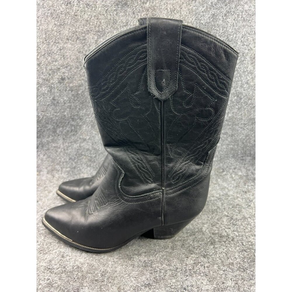 ACME Black Heeled Boots